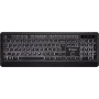 Leise USB-Tastatur mit Hintergrundbeleuchtung und flachen Tasten