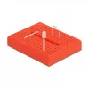 Breadboard DELOCK 18318 – lötfreies Kunststoff-Prototypenboard, 36 × 46 × 10 mm, rot