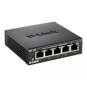 D-Link DES-105 Unmanaged L2 Schwarz