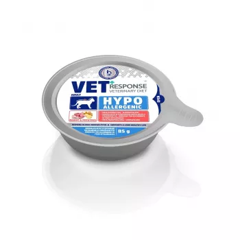 VET RESPONSE Hypoallergenic Kaninchen - Nassfutter für Katzen - 85g