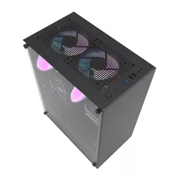 Computer-Gehäuse Darkflash DK100 (schwarz)