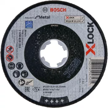 Bosch 2 608 619 253 Diamantscheibe 11,5 cm durchgehender Rand Diamantscheibe