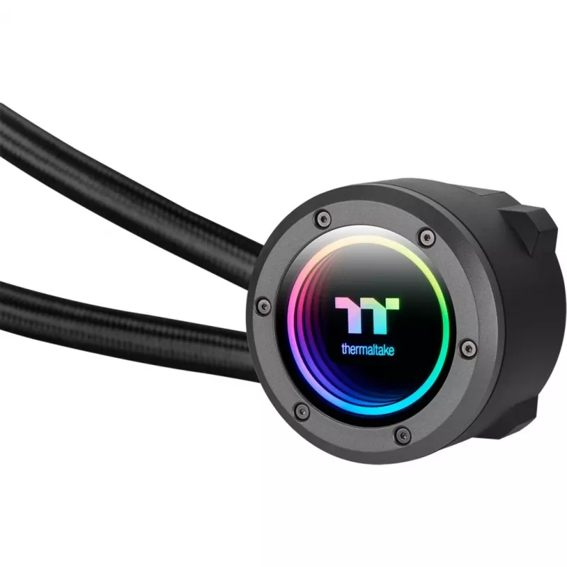 Thermaltake TH420 V2 ARGB Prozessor All-in-One-Flüssigkeitskühler 14 cm Schwarz 1 Stk.