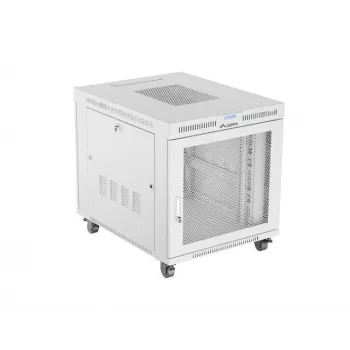 Rackschrank LANBERG FF01-8015-23SL 19 Zoll 15 HE, grau, perforierte Fronttür