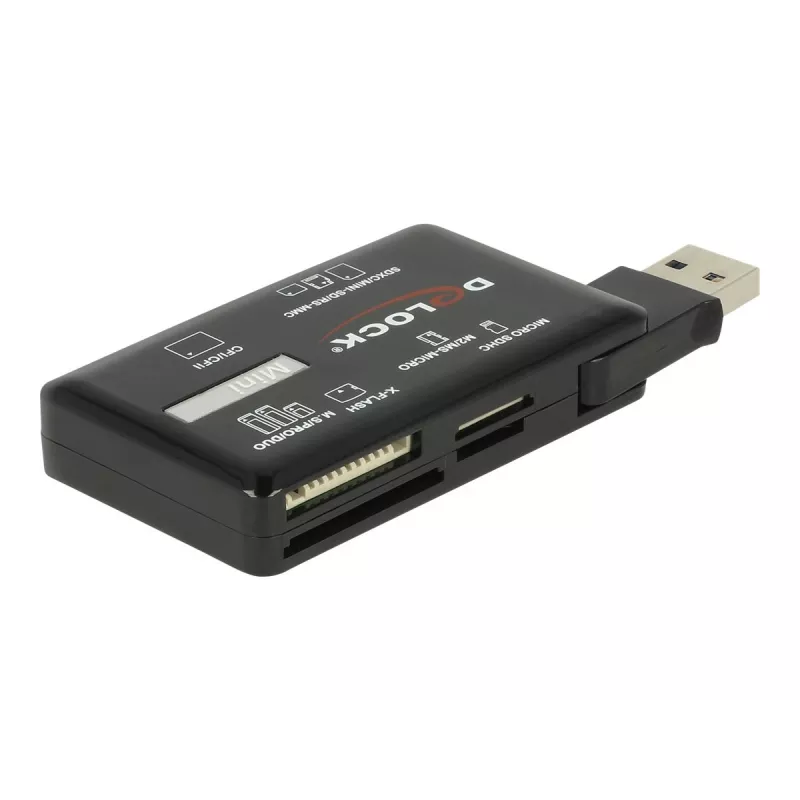 DeLOCK SuperSpeed USB Kartenleser CF SD Micro SD MS M2 xD 5 Gbps
