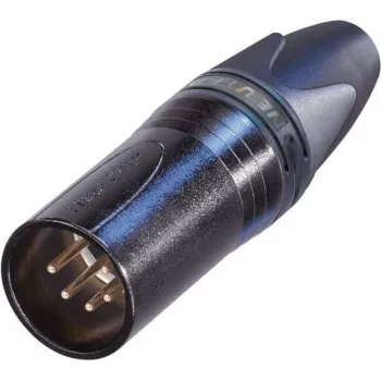 Neutrik XLR-Stecker, gerade Polzahl: 5 Schwarz NC5MXX-B 1 Stück (NC5MXX-B)