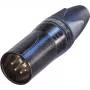 Neutrik XLR-Stecker, gerade Polzahl: 5 Schwarz NC5MXX-B 1 Stück (NC5MXX-B)