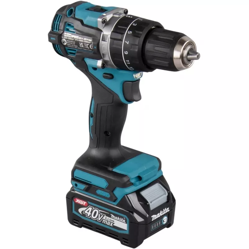 Makita - Bohrhammer/Schrauber - Akku - 2 Gänge - Zahnkranzbohrfutter 13 mm - 64 N·m - 2 Akkus, Ladegerät enthalten - 40 V
