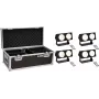 LED-Lichtset EUROLITE CBB-2 COB WW 4× mit Tragetasche