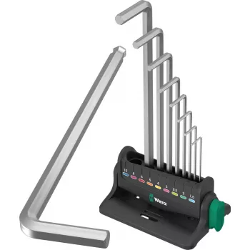 Wera 05022102001 Sechskantschlüssel-Set, L-Form, metrisch, 9-tlg.