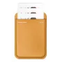 Kartenhalter native union (Re)Classic Wallet Magnetic Ocker Mikrofaser PC PU recyceltes Polyester TPU 96×66,7×7,3 mm