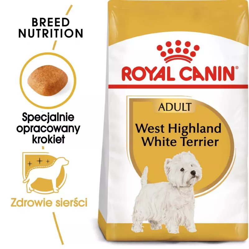 Royal Canin BHN West Highland Weiß Terrier Adult - Trockenfutter für ausgewachsene Hunde - 3 kg