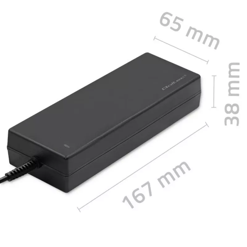 Qoltec 120W Desktop-Netzteil | 12V | 10A | 5,5*2,5 | + Netzkabel