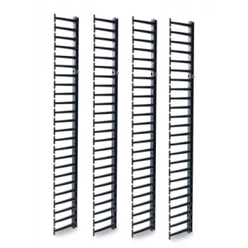 APC NetShelter Kabelmanagement, Vertikaler Kabelmanager, für NetShelter SX Networking Racks 48U, Set mit 4 Stück, 250 x 2045 x 170 mm