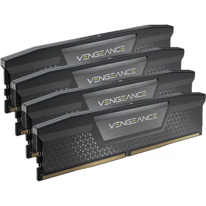 DIMM 96 GB DDR5-5600 (4x 24 GB) Quad-Kit, Arbeitsspeicher schwarz, CMK96GX5M4B5600C40, Vengeance, INTEL XMP