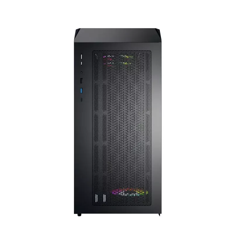 Montech X5M (B) Micro Tower PC-Gehäuse – Micro-ATX/Mini-ITX, 3x120mm vorne, 1x120mm hinten, unterstützt ATX-Netzteile, 2x3,5 Zoll + 4x2,5 Zoll, Schwarz