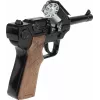 Metallspielzeug-Polizeirevolver Gonher 8-Schuss, Metallkonstruktion, Modell 258441