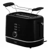 Adler AD 3224b Toaster mit Brötchenaufsatz 7 Bräunungsstufen schwarz