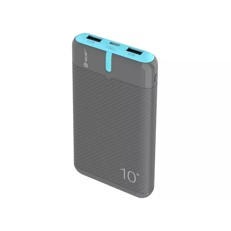 PowerBank EnerGo 10000mAh grau-blau