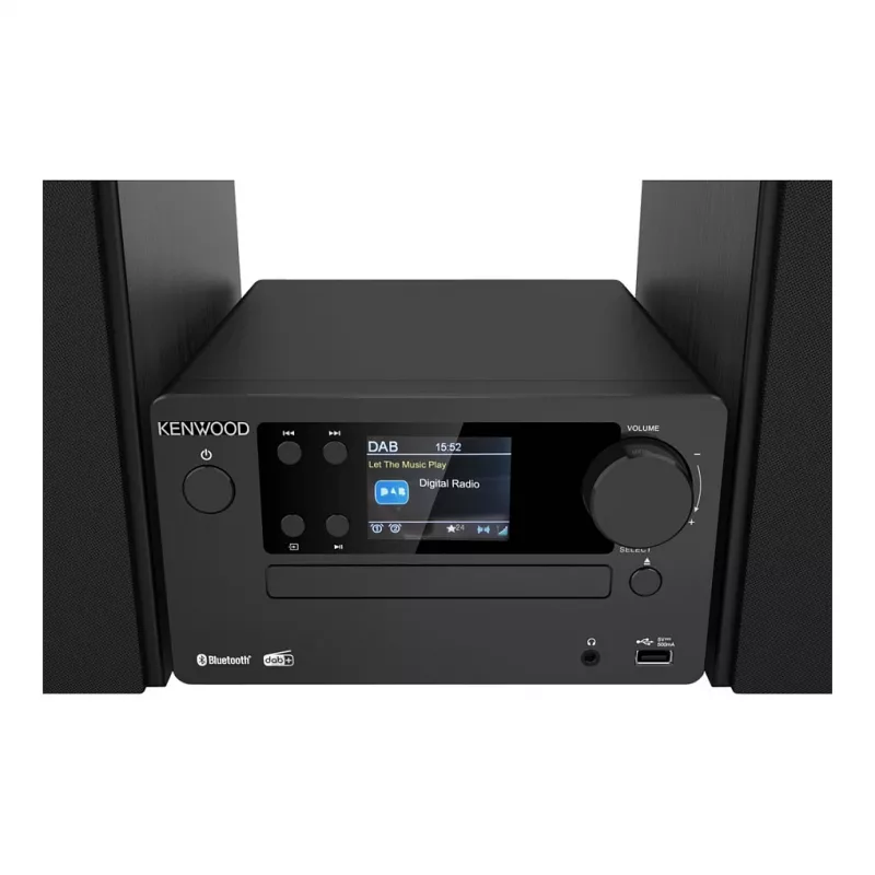 Kenwood M-725DAB-B Heim-Audio-Mikrosystem 25 W Schwarz (M725DABB)