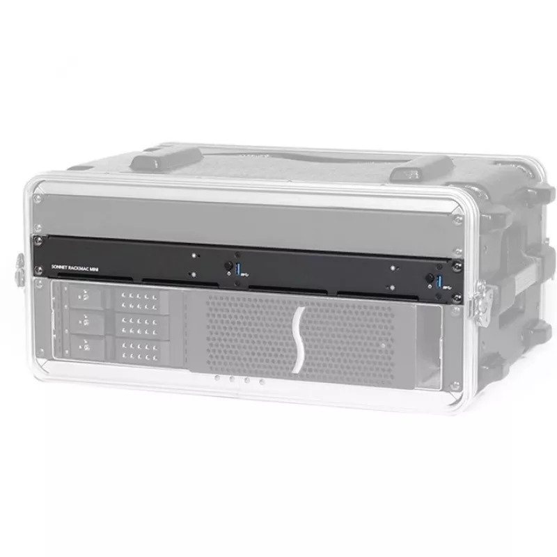 Halterungsset Sonnet RackMac mini 1U Schwarz
