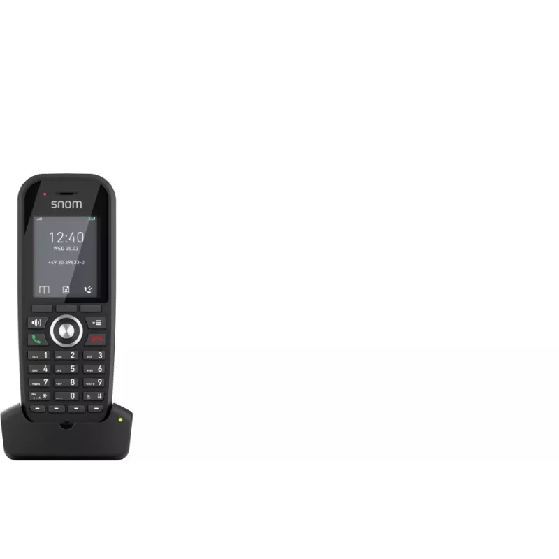 DECT-Telefon Snom M30 IP DECT Handset Drahtloses Handgerät Schwarz