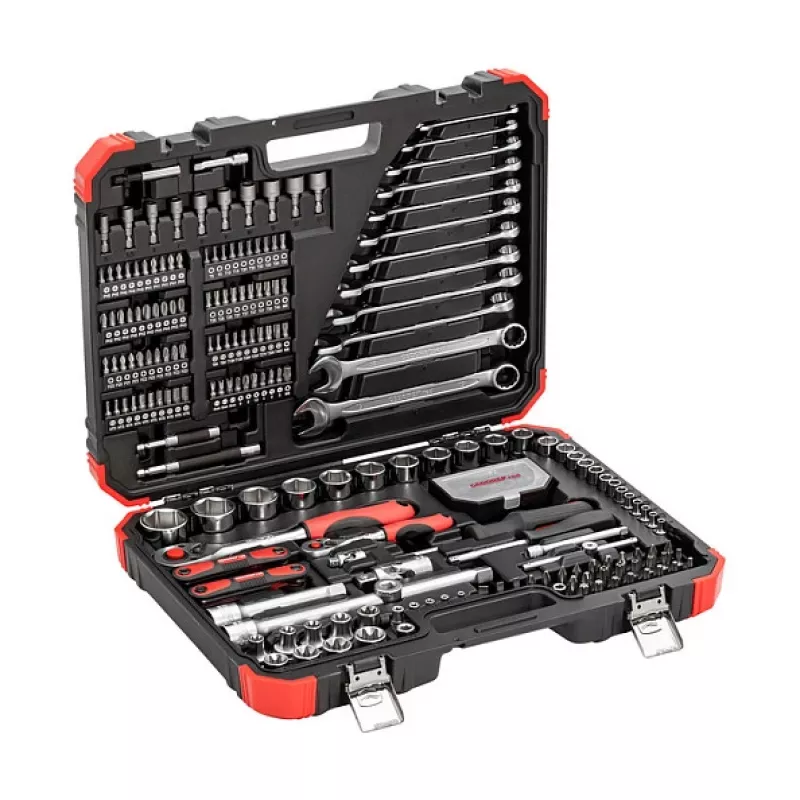 Steckschlüsselsatz Gedore R46003232, 232-teilig, 1/4 Zoll und 1/2 Zoll Antrieb