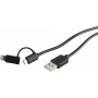 USB-Kabel ShiverPeaks BS14-14025 USB 2.0 1 m
