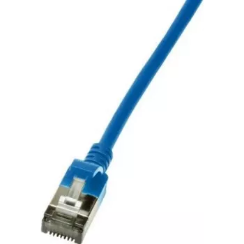 LogiLink schlank U/FTP Netzwerkkabel 1 m Cat6a U/FTP (STP) blau (CQ9036S)