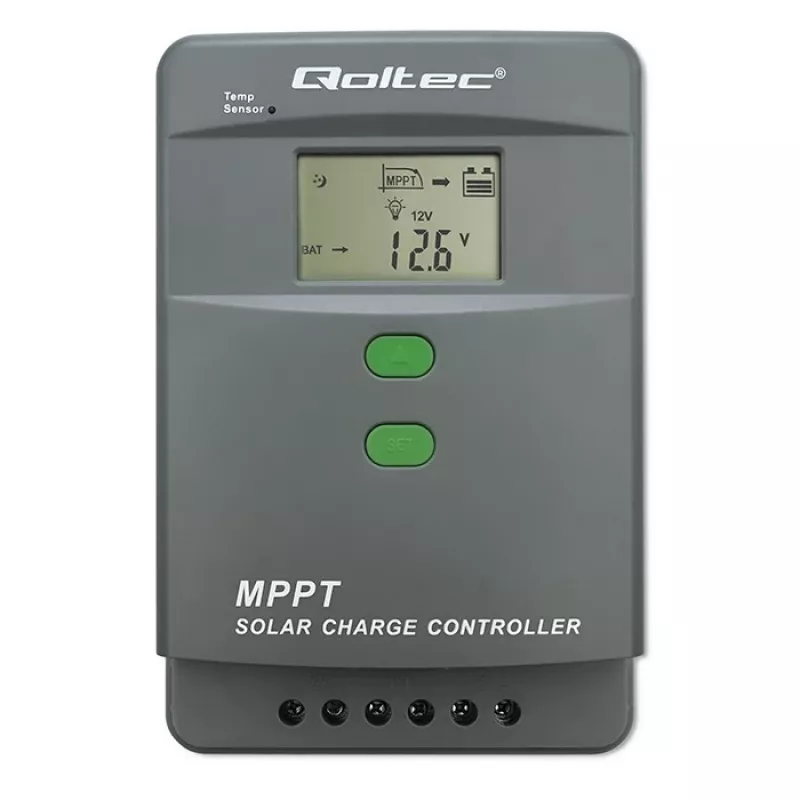 Solar-Laderegler QOLTEC MPPT 50A 12V/24V mit LCD, Modell 53664