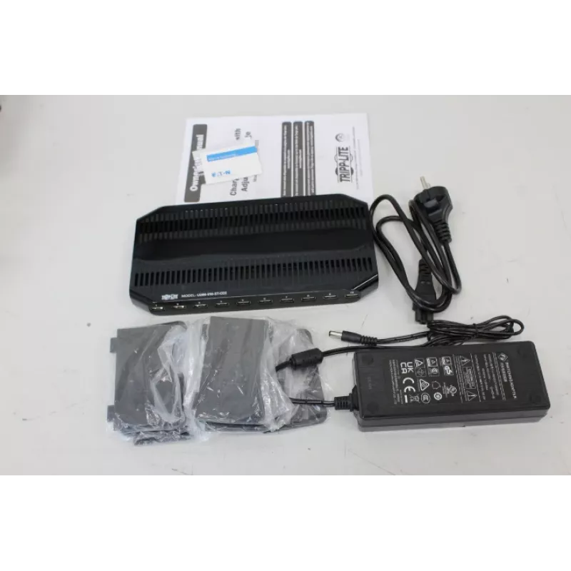USB-Ladestation Tripp Lite U280-010-ST-CEE — 10 USB-Anschlüsse, verstellbares Fach