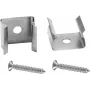 Montagehalterung EUROLITE 51201011 für Leerrohre 10x10 mm, 2er-Set mit Schraube