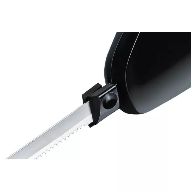Elektromesser Rommelsbacher EM 150 120 W – Edelstahlklingen, nutzbare Klingenlänge 15 cm, schwarz