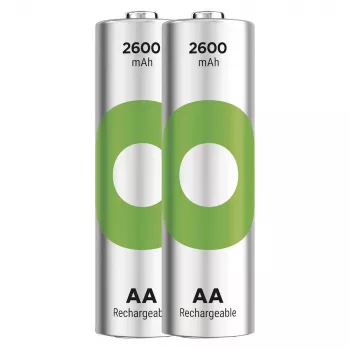 Batterien R6/AA NI-MH 2 600mAh Blister 2 Stk.