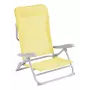 Campingstuhl Outwell 410145 — 2-beiniger Klappstuhl, gelb, 120 kg Belastbarkeit, 4,8 kg, 540×620 mm