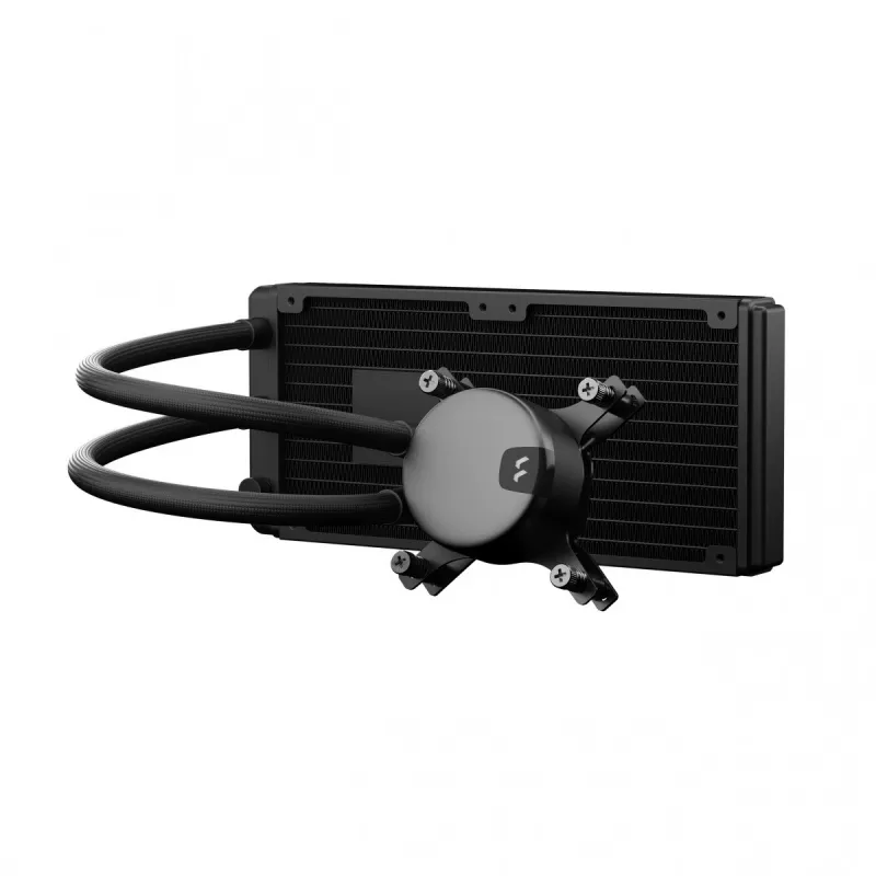 All-in-One-Flüssigkeitskühler Fractal Design Lumen S24 v2 RGB — 240-mm-Radiator, 120-mm-RGB-Lüfter, Schwarz