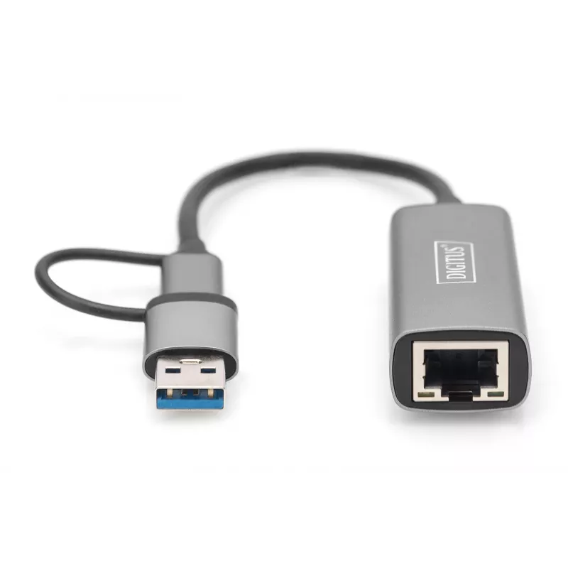 USB Typ-C Gigabit Ethernet Adapter Digitus DN-3028