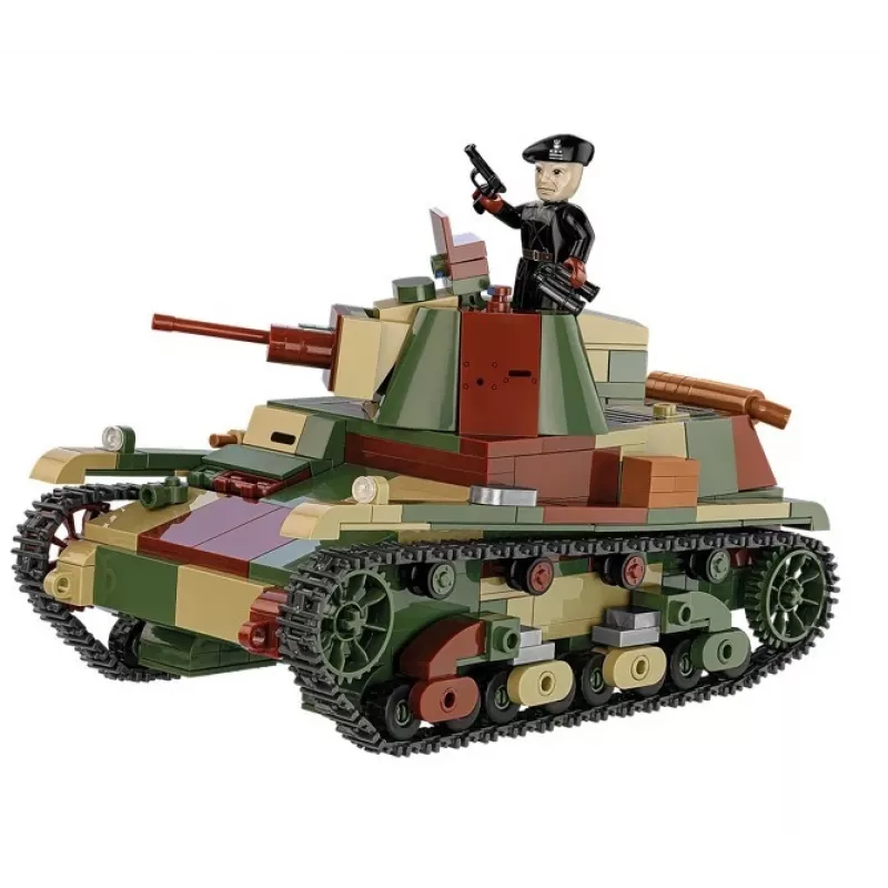 Cobi Bausteine Leichter Panzer 7TP Modell, 669 Teile, COBI-2661