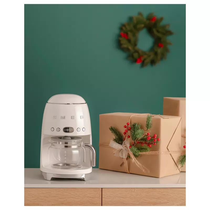 Smeg 50's Style DCF02CREU Kaffeemaschine 1,25 Liter creme