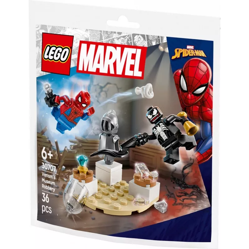 Konstruktionsspielzeug LEGO Venoms Museumsraub Polybag-Set 30707 – Marvel Super Heroes, kleines Sammler-Spielset