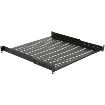 Rackablage LOGON RAS405BL Schwarz 50 kg Tragfähigkeit 19 Zoll