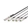 Digitus 40G QSFP+ auf 4x SFP+ Direct Attach Kabel 3m