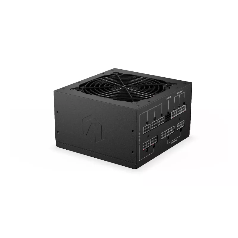 Netzteil ENDORFY Supremo FM6 850 W, 24-Pin-ATX, vollmodular, 80 PLUS Gold, 120-mm-Lüfter, Schwarz