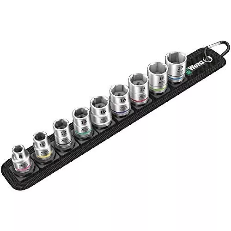 Steckschlüsselsatz Wera Belt B 4 3/8 Zoll Metrisch