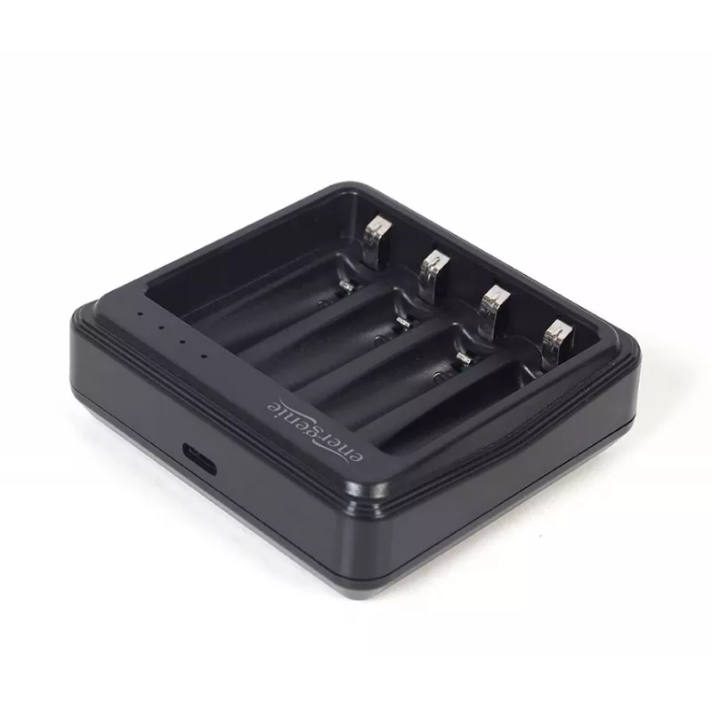 Batterieladegerät Gembird BC-USB-03 USB-kompatibel AA AAA Schwarz