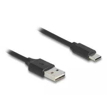 USB-Kabel DeLOCK 90133 USB 2.0 0,8 m Schwarz