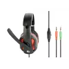 Kabelgebundenes Gaming-Headset GEMBIRD GHS-03 — 20–20000 Hz, 2 m Kabel, 250 g, schwarz/rot