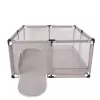 Extralink Kids Playpen, Dry Pool Spielplatz für Kinder, faltbar 126x126cm Bällebad k-458