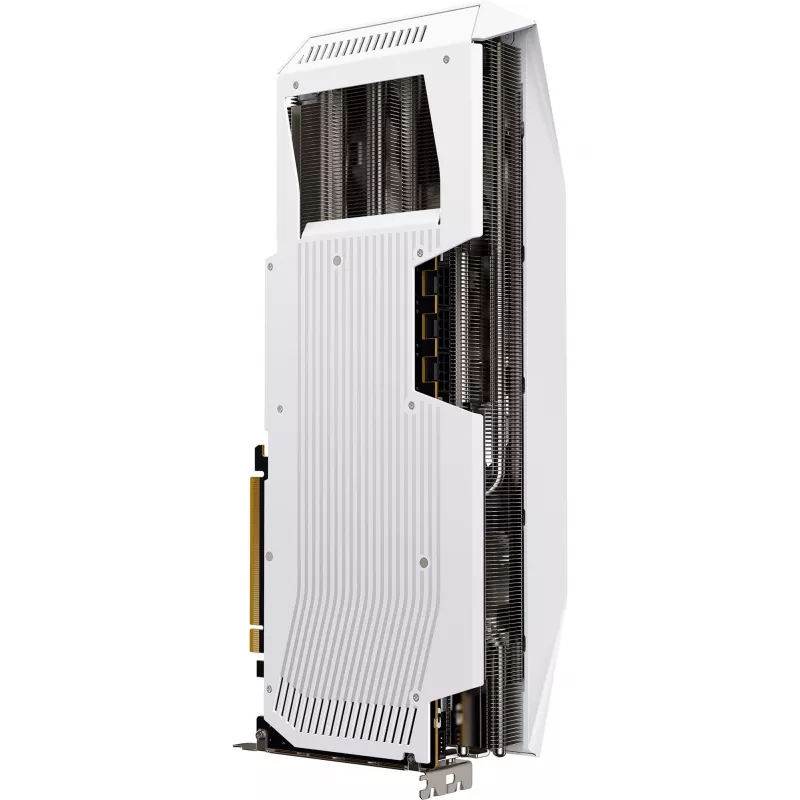 Grafikkarte XFX Radeon RX 9070 XT — 16 GB GDDR6, 256-bit, PCIe x16, 3 Lüfter, Weiß, 360 mm