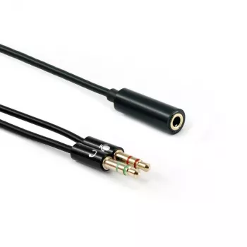 Sbox 35F-2X35M/R 3,5 mm F 4-Pin - 2 x 3,5 mm M 3-Pin 0,2 m